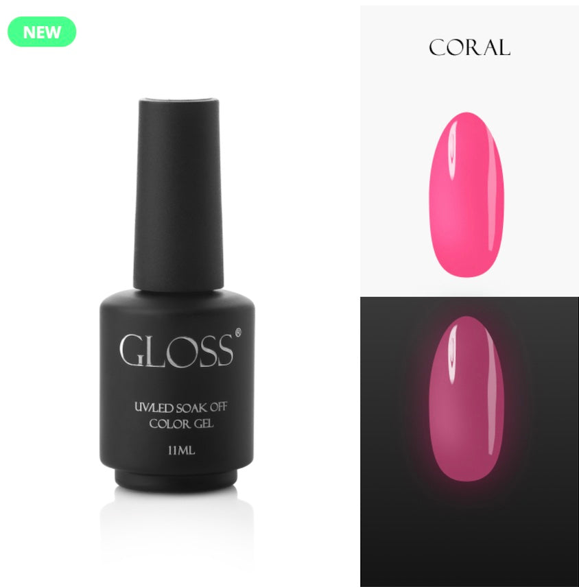 Geellakk Coral Elf, 11 ml
