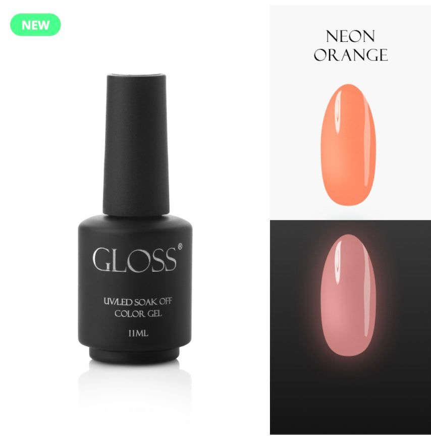 Geellakk Neoonoranž Elf, 11 ml