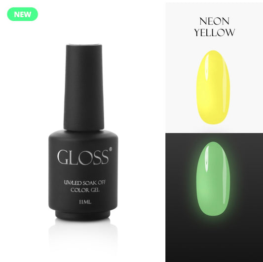 Geellakk Neoonkollane Elf, 11 ml