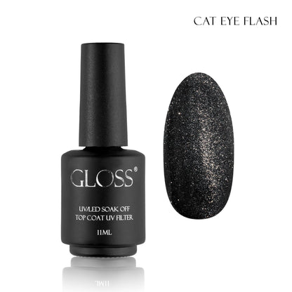 Cat eye flash top coat, 11 ml