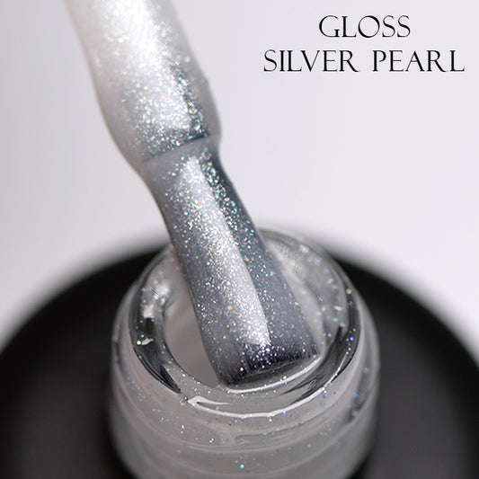 Premium prantsuse baaslakk, 11 ml - Silver Pearl